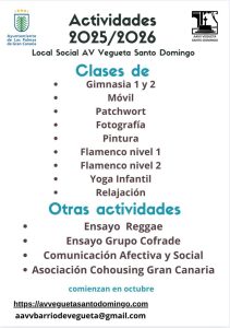 Lee más sobre el artículo Actividades 2025-2026