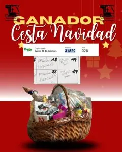 Lee más sobre el artículo Sorteo 2ª Cesta de Navidad