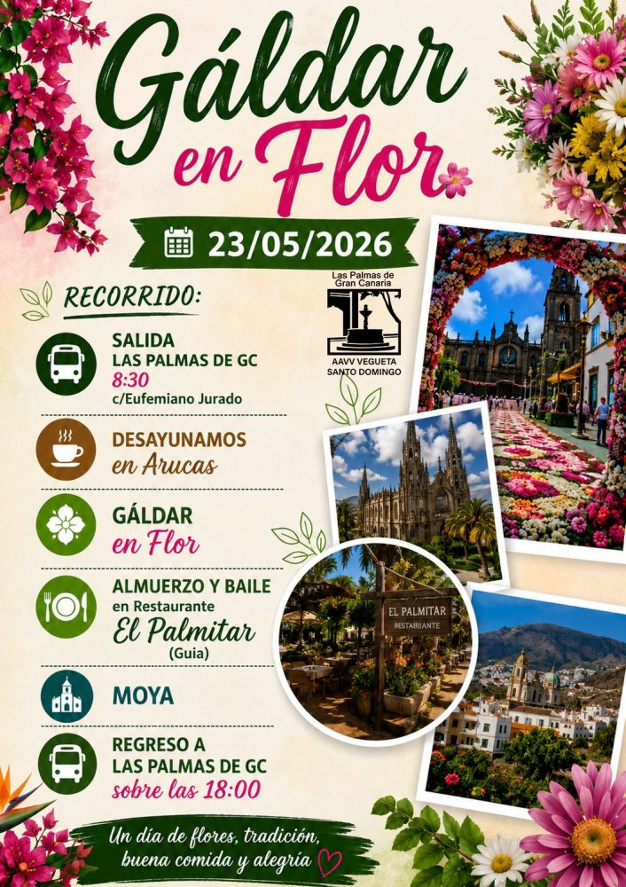 En este momento estás viendo Excursión a Gáldar en Flor